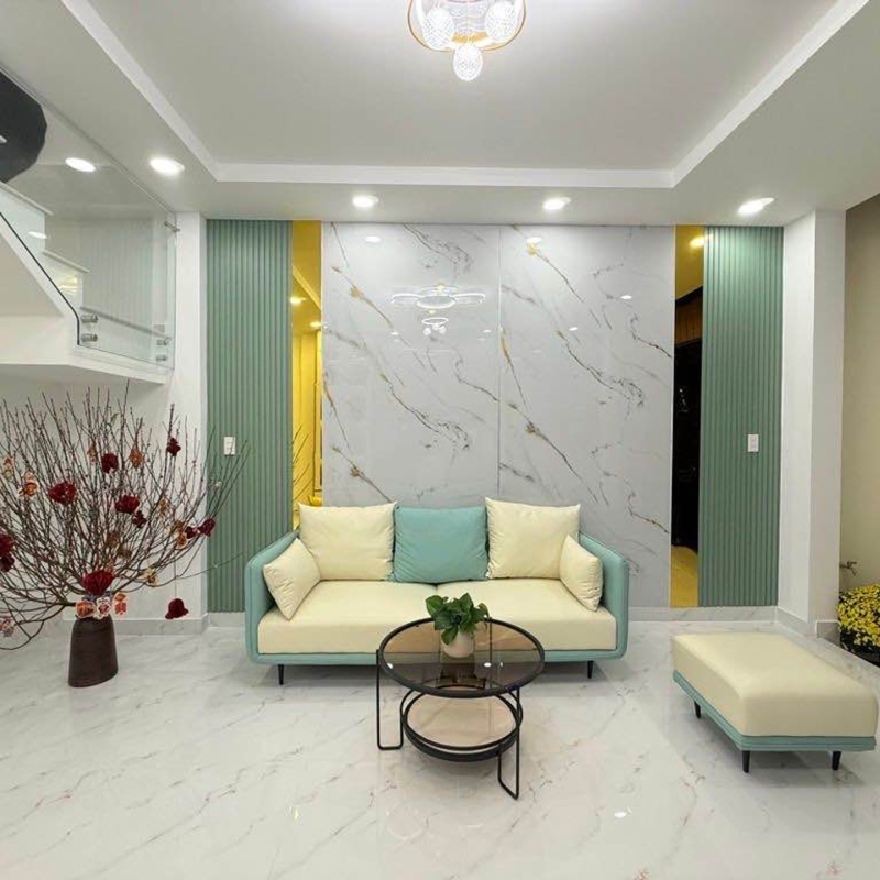 Nhà phố Thích Quảng Đức Phú Nhuận hẻm xe hơi thông full nội thất cao cấp