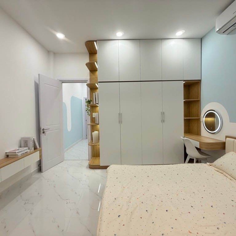 Nhà phố Thích Quảng Đức Phú Nhuận hẻm xe hơi thông full nội thất cao cấp